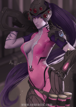 souracid:  Widowmaker from the Overwatch. So looking forward to this game!!!Tracer is up next! 