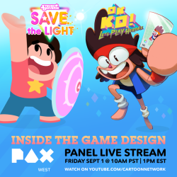 Get the inside scoop as @ianjq talks about the latest adventures from Steven Universe: Save the Light and OK K.O.! Let’s Play Heroes games coming soon! LIVESTREAM: http://bit.ly/2iOJvt8