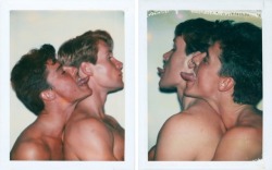 yingthing:  Andy Warhol | Polaroids for the Querrelle movie poster | 1982 