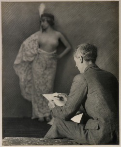 Norman Lindsay at Springwood, 1919 / photographs by Harold Cazneaux by State Library of New South Wales collection on Flickr.