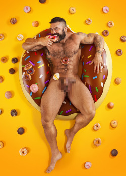 cleverprime:  Rogan Richards // Shot by Lee Faircloth I was very lucky to have Rogan in the studio a few weeks ago, and luckier still to have a few boxes of donuts lying around. He’s a big fan of them, he says.  