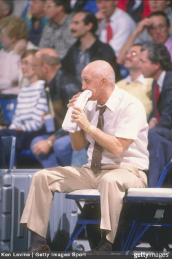 lasvegaslocally:sportbygettyimages:RIP Tark: Legendary college basketball coach Jerry Tarkanian has passed away at the age of 84. See his storied career through the years, in pictures http://gtty.im/1ChOnEv  The best to ever do it… RIP Coach!  I met