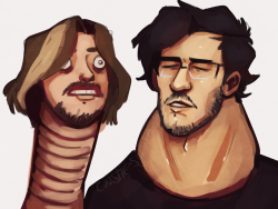 caustic-synishade:game grumps and markiplier mood = this