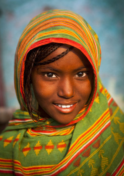 Afar tribe girl, Assaita, Ethiopia by Eric Lafforgue on Flickr.