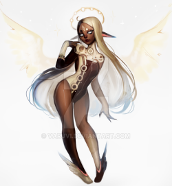 viorie:    selling a quick adopt \ o / if anyone’s interested in her the link is here! http://varuvi.deviantart.com/art/paypal-adoptable-Angelus-OPEN-560764145   