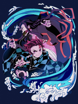 It’s honestly insanely fun to draw in this style! First thing I’ve ever drawn of Kimetsu no Yaiba, please give the manga and anime a look because it’s AWESOME