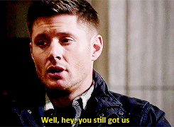 mishasminions:  I THINK THE REASON WHY DEAN’S BEEN “A LITTLE” TESTY AROUND CAS’ FLOCK WAS BECAUSE DEAN JUST WANTED CAS TO REALIZE THAT HE DIDN’T REALLY NEED AN ARMY OF ANGELS CAS HAS DEAN AND THAT SHOULD BE ENOUGH. 