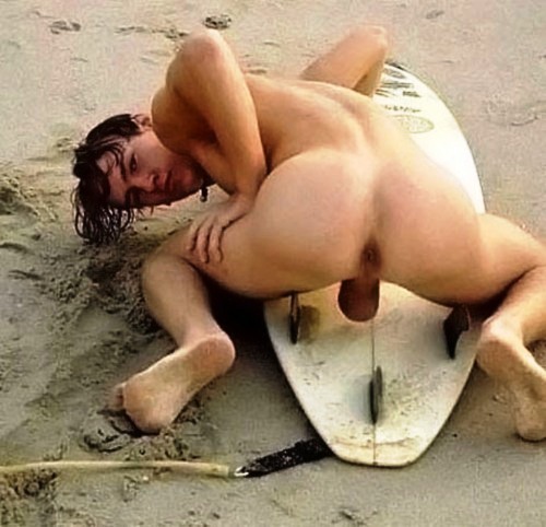 Beach boys wrestling naked