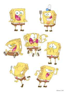honey-puff: Spongebob and silly sea friends