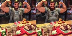 Your life at a McDonalds manager never seemed to have a point until he walked in. A cocky young bodybuilder bragging about his ‘cheat day’ until you promised to take care of him free of charge.  An hour later he’d gone from cut to the size of an