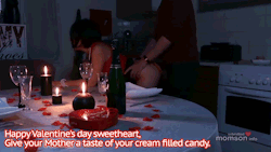 newly-discovered-wild-milf:  mamaspussybest:  Mom son romantic valentine date.   That means we can celebrate Valentines every day LOL￼