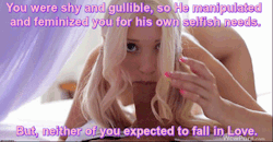 kimberlicky: thesissystacie: Sissy love story &lt;3 I fall in love with your cock &lt;3 