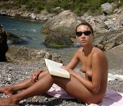 nakedthoughtfortoday:  Sure, you can sit here and read your book.  But take your clothes off, please. 