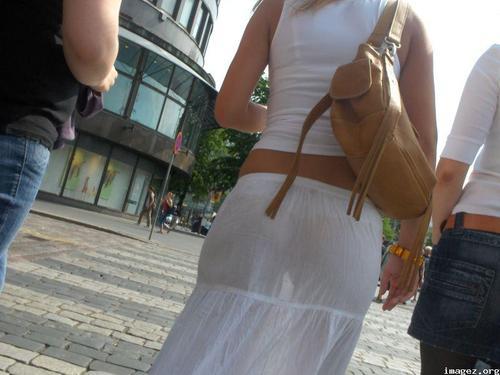 Public see through summer dresses