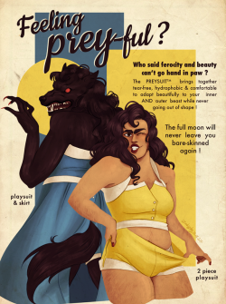 bitterjellydraws: The fourth fake vintage ad for monsters is here, only one left before the whole set is done ! cute werewolves need cute clothes  more vintage ad by monsters, for monsters: zombie vampire ghost werewolf 