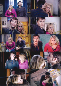 travelling-in-a-tardis:  The Doctor + Rose Tyler  ⇨ Episode 2x08: The Impossible Planet  ↳ &ldquo;Yeah, but stuck with you - that’s not so bad.&rdquo;   