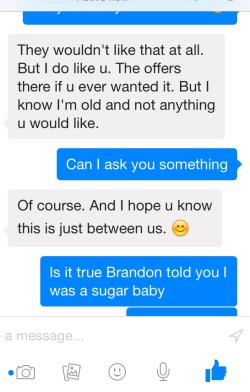 spoonfulofsweetsugar:  earthlygoddesses:  What the fuck, my exs dad has been hitting on me on Facebook. He said his dick gets hard when he thinks of me running (he lives in my neighborhood) then I tell him his wife nor his son, my ex would like that he