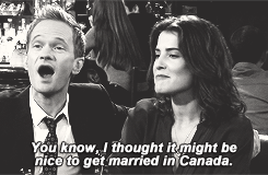 cobie-smulders:  Canadians also helped to win two World Wars and gave the world Neil Young, William Shatner, Leonard Cohen, Pamela Anderson, ¼ of Barney Stinson, instant mashed potatoes, and best of all, you. 