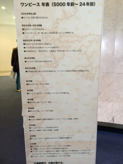 seikens:  The One Piece Timeline in celebration for 15th animation anniversary! (Click image for full resolution)  5000+ Years Ago The tree of omniscience is born. About 900-920 Years Ago The “100 years of Nothing” begins. “Joy Boy” apologizes