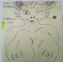 uxxxdragonart:  Got bored at work, had a variety of office based stationary around me…It’s time for a brand new segment with an over-the-top name called… UXDRAGON’S POST-IT NOTE SKETCHES Thought I’d sketch a few OCs belonging to both friends