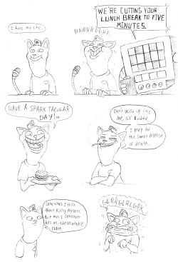 catbountry:  Okay so, I’ve discovered that I fucking love drawing Burgerpants. There will be more, I promise. 