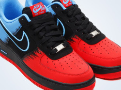 kicksandbars:  Nike Air Force 1 “Spiderman”Nike Sportswear has begun a trend of matching Air Force 1s with Foampositesas we get a first lookView Post