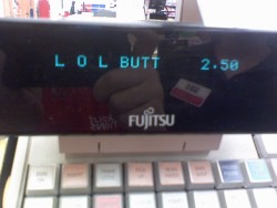 runatic-lavings:  Look what happens when you ring up Land O Lakes butter on a grocery store cash register 