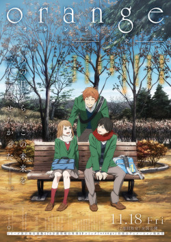 orange-takanoichigo:  A movie has been announced! “Orange -Future-” Projection in theaters will begin in Japan on November 18. The story will be told from the point of view of Suwa, and new scenes will be added [x] - [Official Site] [Trailer]
