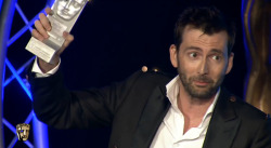 davidtennantontwitter:  David Tennant wins Best Actor in a TV series at #BAFTAScotland  for The Escape Artist  