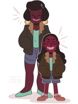 stevonnie:  here comes jenny and her tiny ambassador!!! 