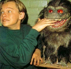Leonardo DiCaprio sur le tournage de Critters 3, 1991.