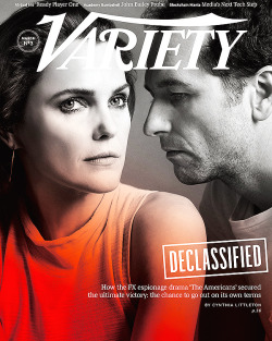 inquisitiveg: Keri Russell and Matthew Rhys for Variety