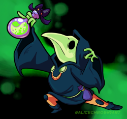 alicechrosnyart:  Happy Birthday to Luis Illingworth !!! Plague Knight has a gift for you! Hopefully it’s not a glitter bomb 🎉 