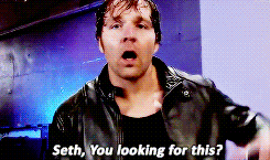 thashield:  I know Dean Ambrose, he’s not normal, he’s the furthest thing from normal, and he doesn’t respond to situations like this the way that normal people do. Ambrose thinks this is funny, Ambrose is probably laughing about this right now,
