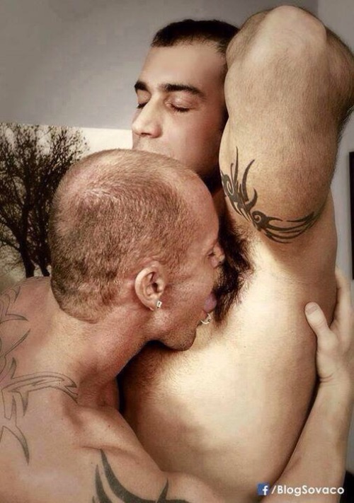 Gay men hairy armpits
