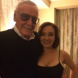 ani-mia:  I’m finally home and I can show you the highlight of my trip to @houstoncomicpalooza. I finally got to meet the Man, Stan Lee! I’ve been dying to meet him forever and finally got the chance. Never been so tongue-tied in my life, my brain