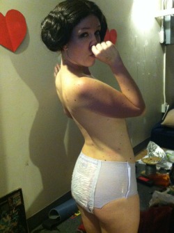 iamanadultbabygirl:  uh oh! Â the Empire is after usâ€¦ good thing I padded. :) ME AS ABDL Princess LEIAÂ 