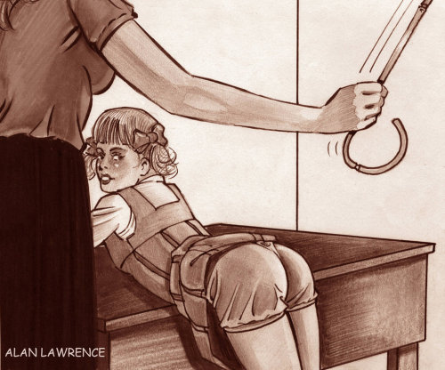 Art by alan lawrence spanking