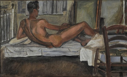 antonio-m:  Yannis Tsarouchis (Greek 1910-1989), Nude, 1940. In the Greek National Gallery collection.