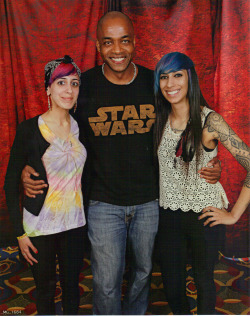 Maxx and my photo op with Alpha Vamp, Rick Worthy!
