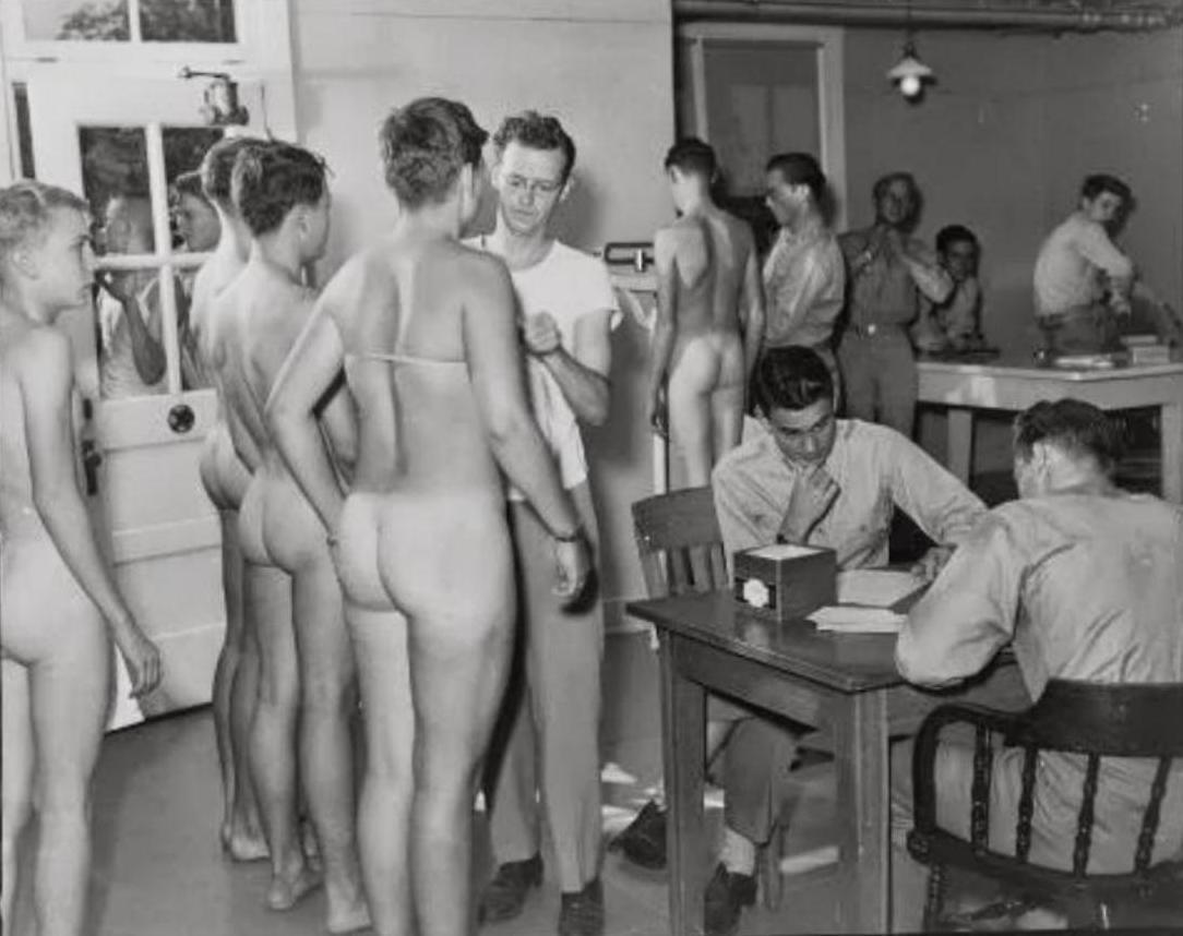 Vintage Military Medical Exam Naked Mega Porn Pics