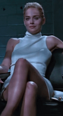 sexxx-on-legs:  basic instinct | Tumblr on We Heart It.  …hottest moment in a movie