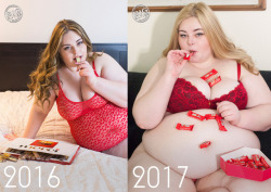 bigcutieaurora: What a difference a year makes!  I posted this along with three other comparison pics on my members blog a little bit ago, go check them out! http://aurora.bigcuties.com/\ 