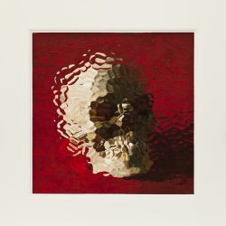 Marcus Harvey.Â Glass Painting - Skull. 2012.