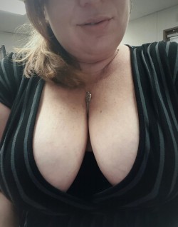 shortmag71:  kittykunt420:  So what do you guys think of my dress? Perfect for a naughty little office slut like me, no?  Sure makes it easier to play with all my pretty princess parts!  
