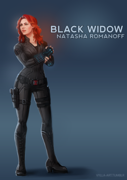 uminoko:  vylla-art:  Natasha Romanoff: The Black Widow - 9/46 My favorite Avenger. Inside and outside of MCU.  Perfection. 