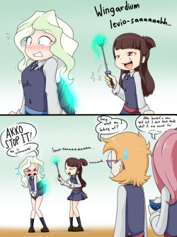 fandom-artworks: sandwich-anomaly:  i can sort of picture chariot/ professor ursula doing a snape in this…    and remember kids to swish and flick that sh*t out of that wand for maximum effect.   Sandwich-Anomaly 