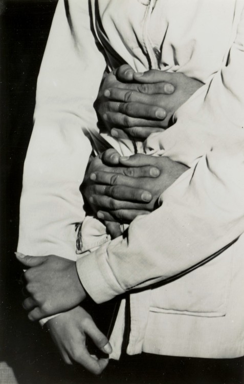 disease:  “HANDS” (MULTIPLE EXPOSURE)WEEGEE // circa 1945-55[gelatin silver ferrotype print | 6 x 3.9″]