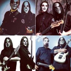 falling-through-a-world-unseen:   #4 James Root and #7 Mick Thomson from  Slipknot   