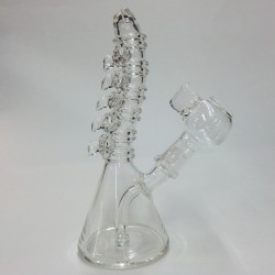 lilisglass:  Jack Steele Vertebrae Rig 14mm clear joint, 6 1/2” tall. 16 Front St Worcester MA 01608 📞 508 755-5309www.facebook.com/lilisglass lilisglass@gmail.com Kik lilisglass We ship to all 50 states and Canada … We take PayPal and CC.  